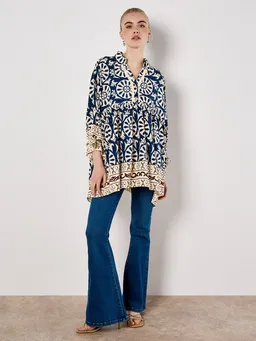 Apricot Apricot Oversize-Shirt Bedrucktes Hemd in Oversized – Produktbild 1 von 1
