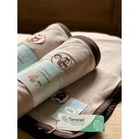 tetoi vienna tetoi-vienna Kuscheldecke aus TENCEL "Alpenflausch" für Babys und Kinder 140x90cm beige – Produktbild 1 von 1