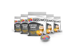 Tassimo Tassimo Kaffee Kapseln Toffee Nut Latte Coffee Shop Selections 40 Getränke, (Packung, 5er Pack) – Produktbild 1 von 1