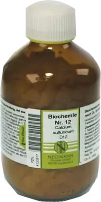 Nestmann Pharma BIOCHEMIE 12 Calcium sulfuricum D 12 Tabletten 1000 St Tabletten – Produktbild 1 von 1