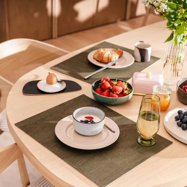 Clarissakork Clarissakork Tischset rechteckig, Oliv (dunkelgrün), – Produktbild 1 von 1