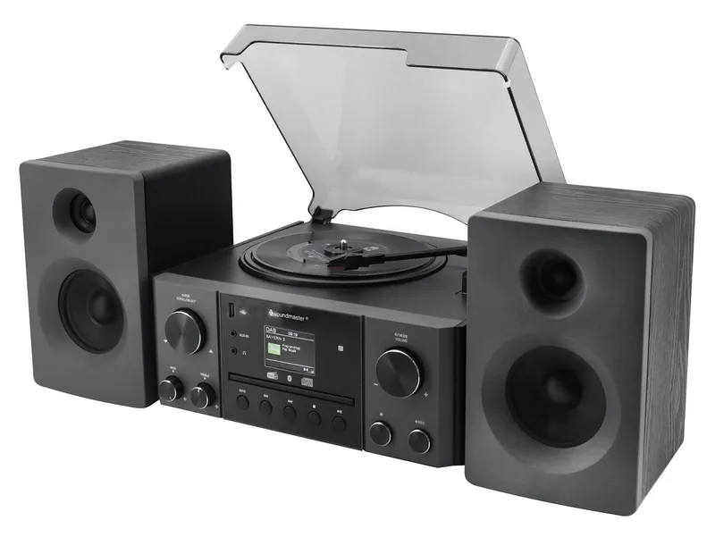 Soundmaster Soundmaster MCD1950 Schwarz Stereoanlage – Produktbild 1 von 8