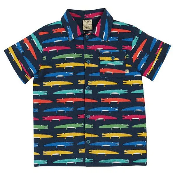 Frugi Frugi Jersey-Shirt Krokodil Rupert – Produktbild 2 von 3
