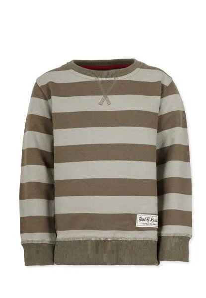 Band of Rascals Band of Rascals Striped Sweat, Olive-moos, – Produktbild 2 von 4