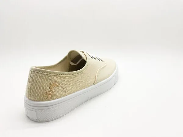 thies Veganer Sneaker "thies ® Natural Dye Plim" aus Biobaumwolle, Vanilla, – Produktbild 4 von 4