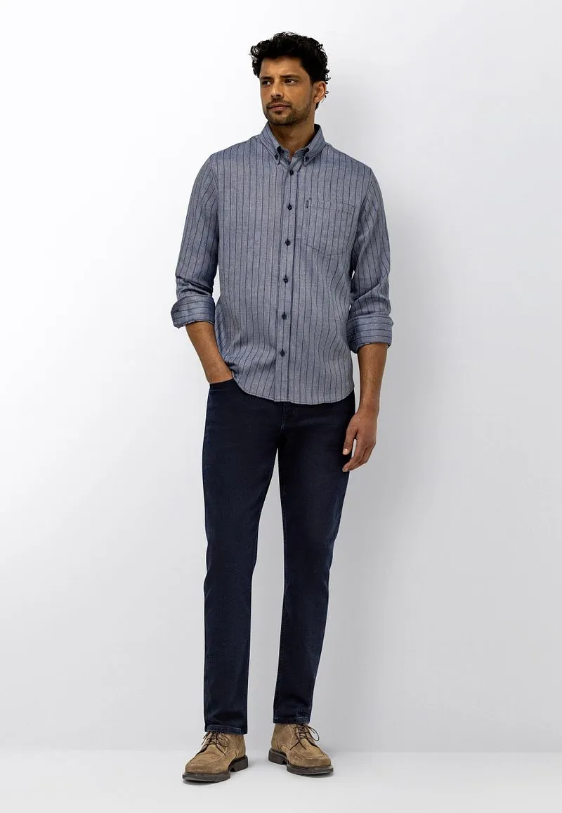 State of Art State of Art Hemd Gestreift Navy - Größe XXL, Dunkelblau, – Produktbild 4 von 5