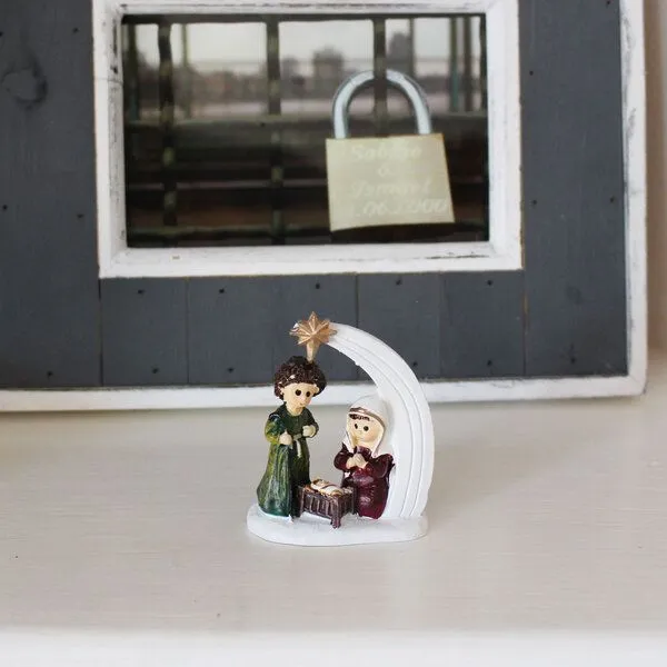 Mitienda Shop Mitienda Shop Heilige Familie mit Stern mini, kleine Weihnachtsdeko – Produktbild 4 von 4