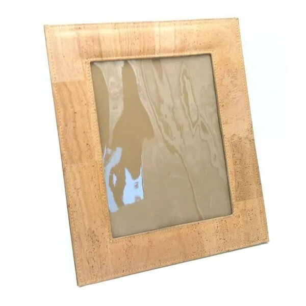 Kork-Deko Kork-Deko Großer Bilderrahmen aus Korkstoff Beige Natur 30,5x25,5 cm – Produktbild 1 von 7