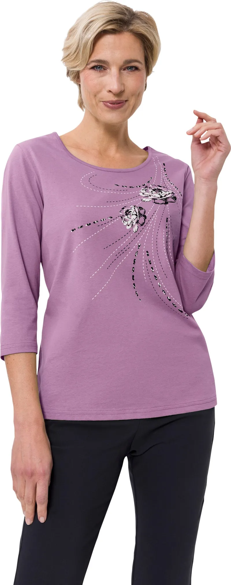 Witt T-Shirt, Orchidee, – Produktbild 2 von 2