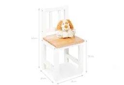 Pinolino Pinolino Kinderstuhl „Fenna”, weiß/natur – Produktbild 1 von 1