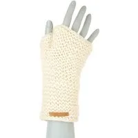short'n'pietz short'n'pietz Schurwollhandstulpen links gestrickt, Wollweiss, – Produktbild 1 von 1