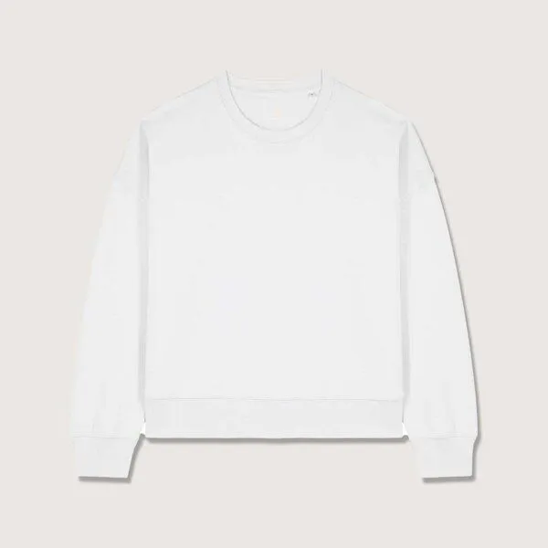 YTWOO YTWOO Modernes Damen-Sweatshirt – weich, nachhaltig & zeitlos, Weiß, – Produktbild 1 von 2