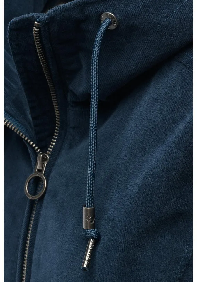 ragwear ragwear Cordjacke Dankka Cordy YOUMODO Stylische Damen Übergangsjacke in Feincord-Optik, Blau, – Produktbild 3 von 3
