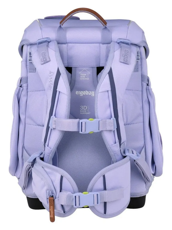 Ergobag Ergobag Schulranzen cubo Set (5-tlg., 5-teiliges Set), größenverstellbares Rückensystem, Lila, – Produktbild 5 von 5