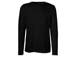 Neutral Neutral Bio-Herren-Langarmshirt mit Rundhalsaussschnitt schwarz, Gr. M – Produktbild 1 von 1