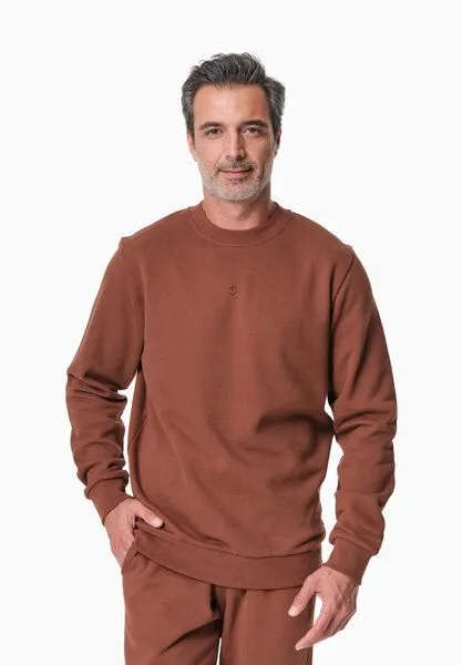 ORGANICATION ORGANICATION SCOTT | Sweatshirt aus Bio-Baumwolle, Coffee brown, – Produktbild 1 von 3