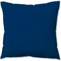 Schlafgut Schlafgut Kissenbezug Knitted Jersey - 95% Biobaumwolle, 5% Elasthan - uni, Blue deep, – Produktbild 1 von 1