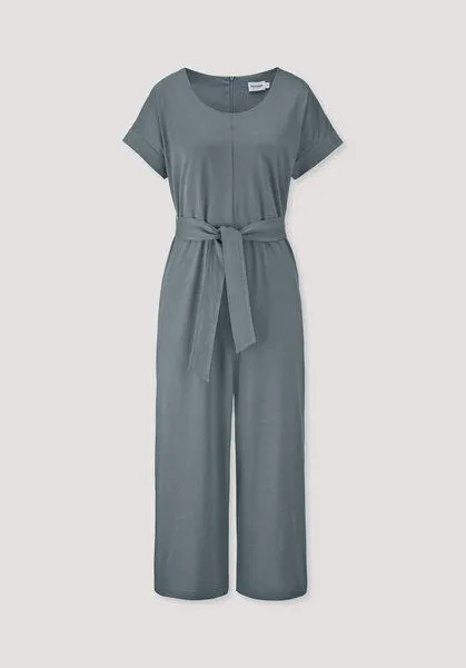 hessnatur hessnatur Jersey Jumpsuit Oversize aus reiner Bio-Baumwolle, Agavengrün, – Produktbild 4 von 4