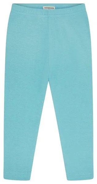 loud + proud loud + proud Babys & Kinder Leggings uni, GOTS-zertifiziert, Cyan(blau), – Produktbild 2 von 2