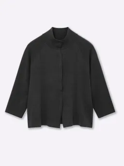 sheego Strickjacke anthrazit-meliert – Produktbild 1 von 1