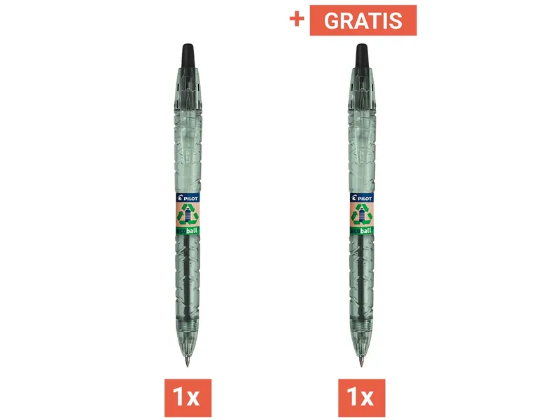 Pilot Pilot Kugelschreiber "Bottle 2 Pen Ecoball" 1.0 (M), Schwarz, – Produktbild 1 von 1