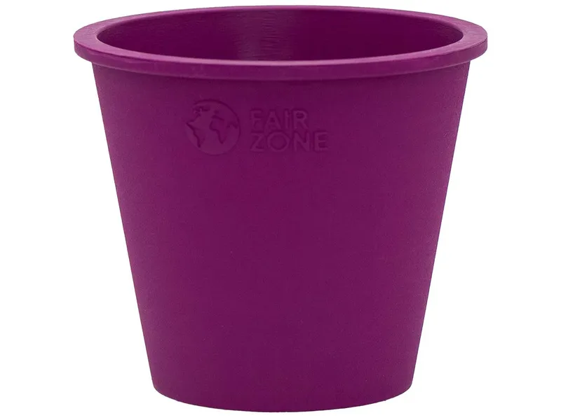 Fair Zone FAIR ZONE Pflanztopf Medium in verschiedenen Farben, Dark purple, – Produktbild 1 von 3