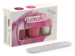 Namaki Kinder Nagellack 3er Set "Fruchtige Sorbets" mit Nagelfeile Inhalt 3 x 7,5 ml – Produktbild 1 von 1