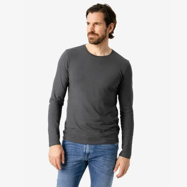 Living Crafts Living Crafts Langarm-Shirt - TERIK, Dark grey (grau), – Produktbild 1 von 4