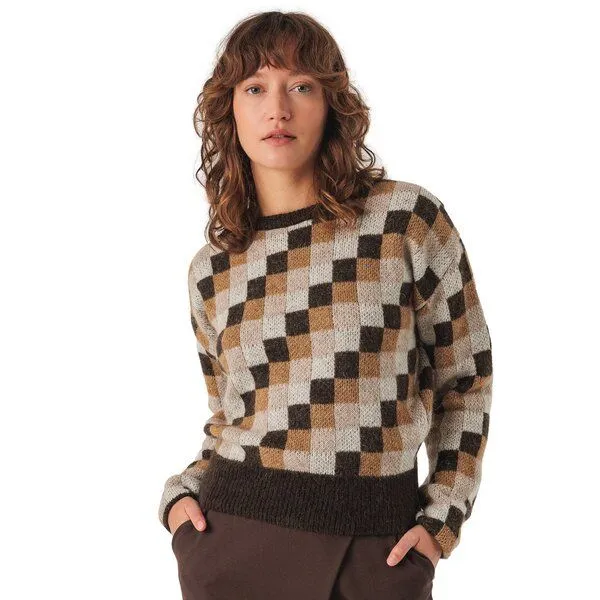 SKFK SKFK Strickpullover AITZA, Multicolour, – Produktbild 1 von 4