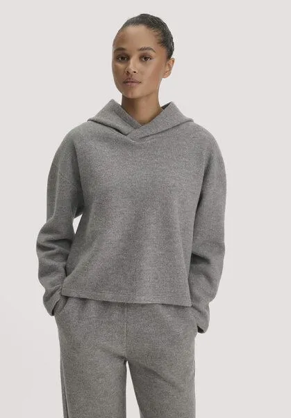 hessnatur hessnatur Pullover Oversize aus reiner Bio-Merinowolle, Grau, – Produktbild 1 von 4