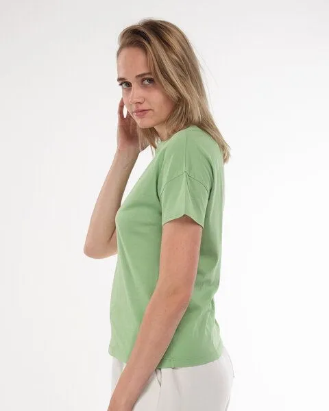 Alma & Lovis Alma & Lovis Lässiges T-Shirt im Loose Fit | Short Sleeve, Green (grün), – Produktbild 4 von 4