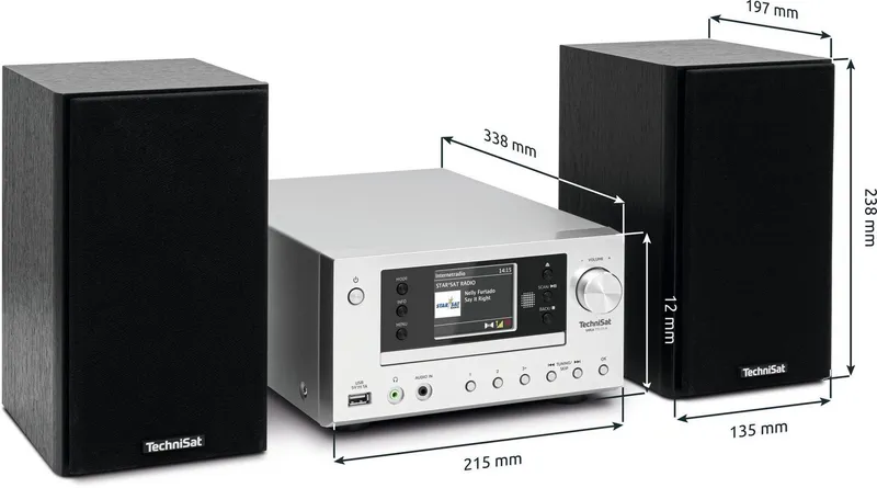 Technisat Technisat Viola 710 CD IR, silber Kompaktanlage – Produktbild 6 von 6