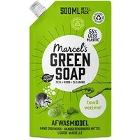 Marcel s Green Soap Marcel's Green Soap Spülmittel Basilikum & Vetivergras Nachfüllpack – Produktbild 1 von 1