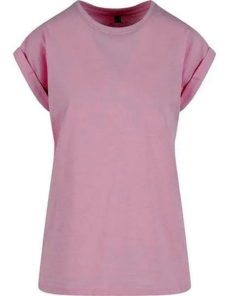 New Morning Studios New Morning Studios Ladies Extended Shoulder Tee Damen T-Shirt, Soft pink, – Produktbild 1 von 3