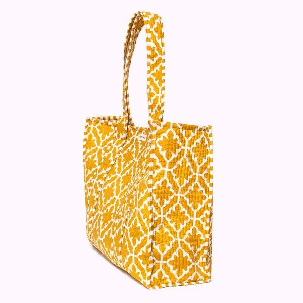 KIKOONI KIKOONI handgefertigter XL Shopper, Golden magic, – Produktbild 4 von 4