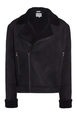 Will's Vegan Store Will's Vegan Store Damen vegan Jacke Vegan Lammfell Schwarz – Produktbild 1 von 1