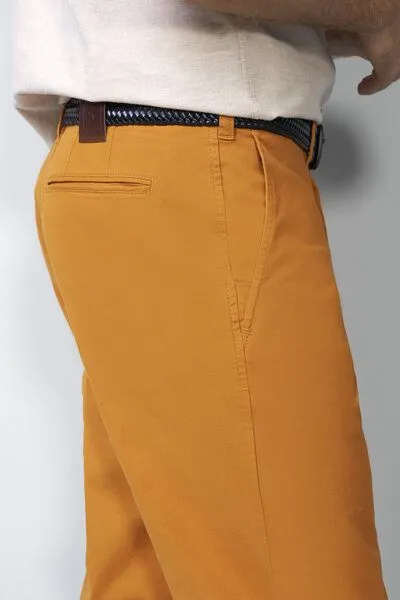 M 5 BY MEYER M 5 BY MEYER Baumwoll-Tencel Chino, Beige (camel), – Produktbild 5 von 5