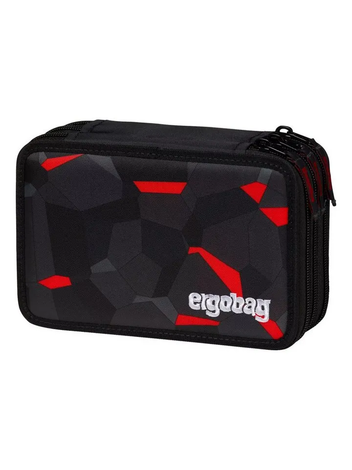 Ergobag Ergobag Federmäppchen Maxi Mäppchen, (1-tlg), mit Stiften befüllt, Grau, – Produktbild 4 von 7