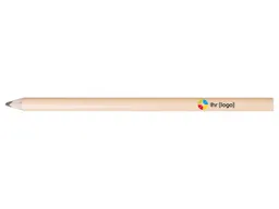 FSC-zertifizierter Zimmermanns-Bleistift oval 24 cm, natur – Produktbild 1 von 1