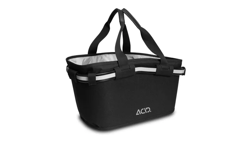 Acid ACID Gepäckträgerkorb CITY 20 RILink - black, Schwarz, – Produktbild 1 von 2