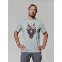 watapparel watapparel T-Shirt Unisex Colorful Owl, Aloe, – Produktbild 1 von 1