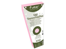 Exacompta 6 x 100 Exacompta Trennstreifen "Forever", Trapezform, 180 g/m², 105 x 240 mm, rosa – Produktbild 1 von 1