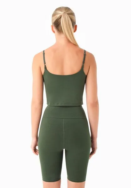 ORGANICATION ORGANICATION TARRA | Crop-Top aus Bio-Baumwolle, Amazonas green, – Produktbild 4 von 4