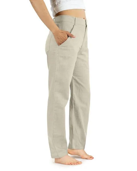 SCHAZAD Leinenhose APPROVAL-GO von SCHAZAD, Beige, – Produktbild 3 von 5