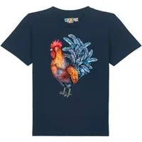 watabout kids watabout.kids T-Shirt Kinder Grimmiger Gockel, French navy, – Produktbild 1 von 1