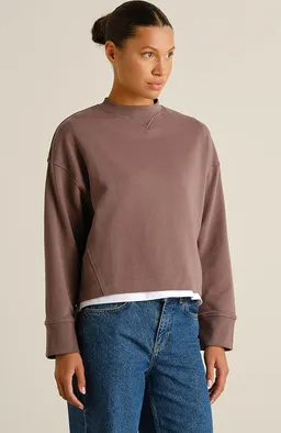 Dedicated DEDICATED Damen vegan Sweatshirt Gia Sparrow Braun – Produktbild 1 von 1