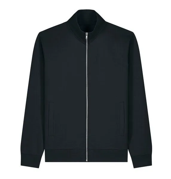 Greenspired Greenspired Bio Unisex Sweatshirt mit Reißverschluss und Stehkragen 280g/m², Schwarz, – Produktbild 1 von 1