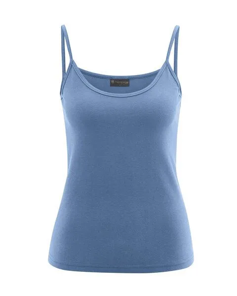HempAge HempAge Trägertop Hanf/Biobaumwolle, Blueberry(blau), – Produktbild 1 von 4