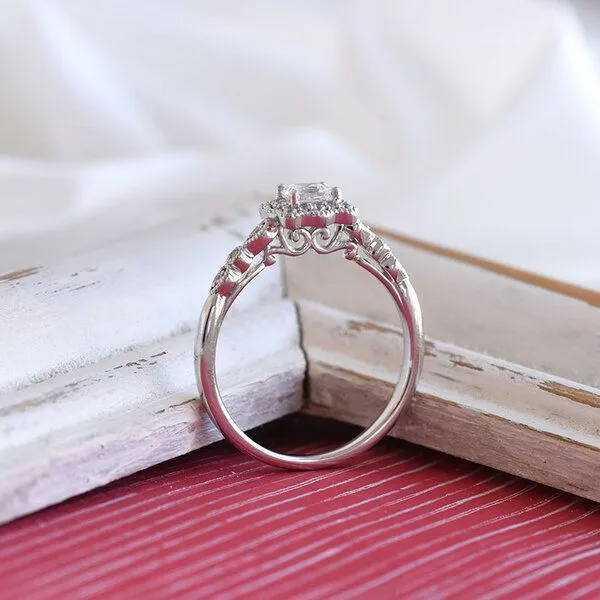 Eppi Eppi Vintage-Ring mit glänzenden Diamanten Venera, Gelb, – Produktbild 3 von 4