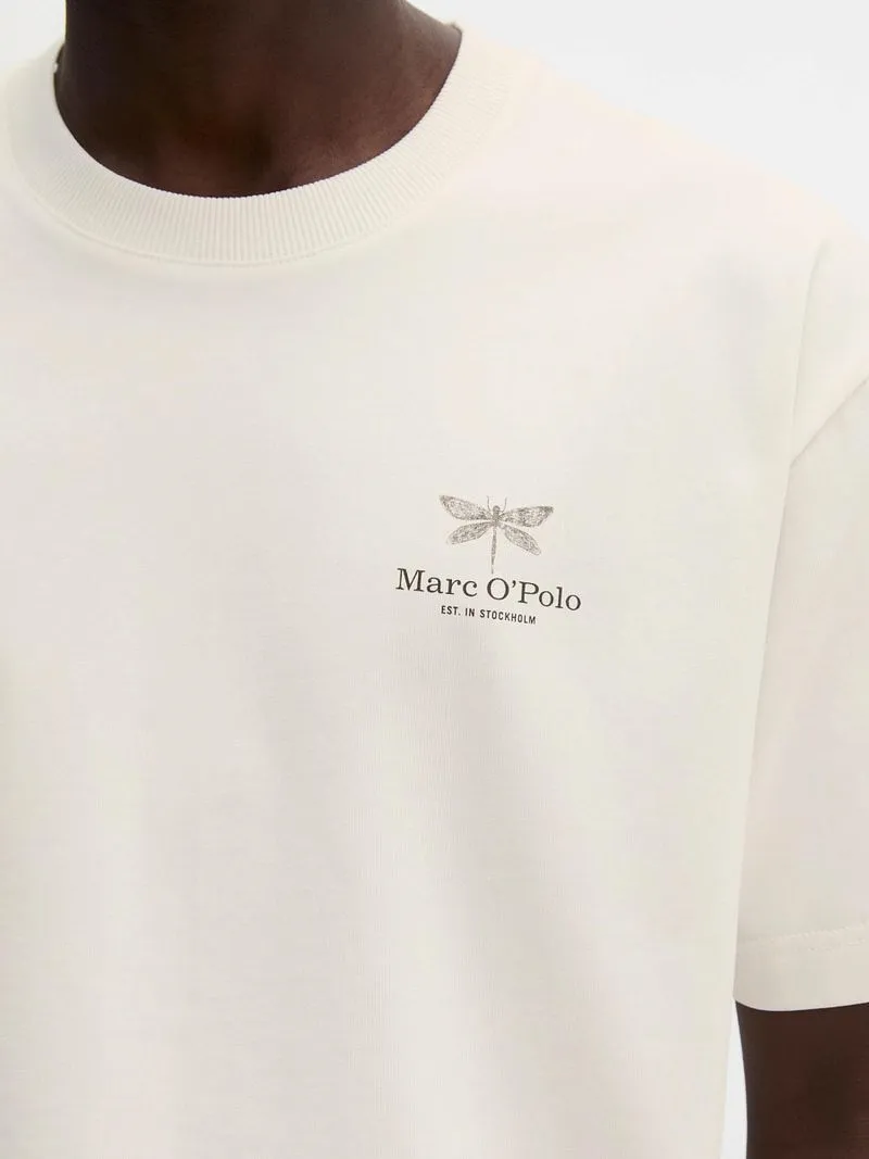 Marc O'Polo Marc O'Polo T-Shirt Backprint Weiß - Größe XL, Wollweiß, – Produktbild 4 von 5